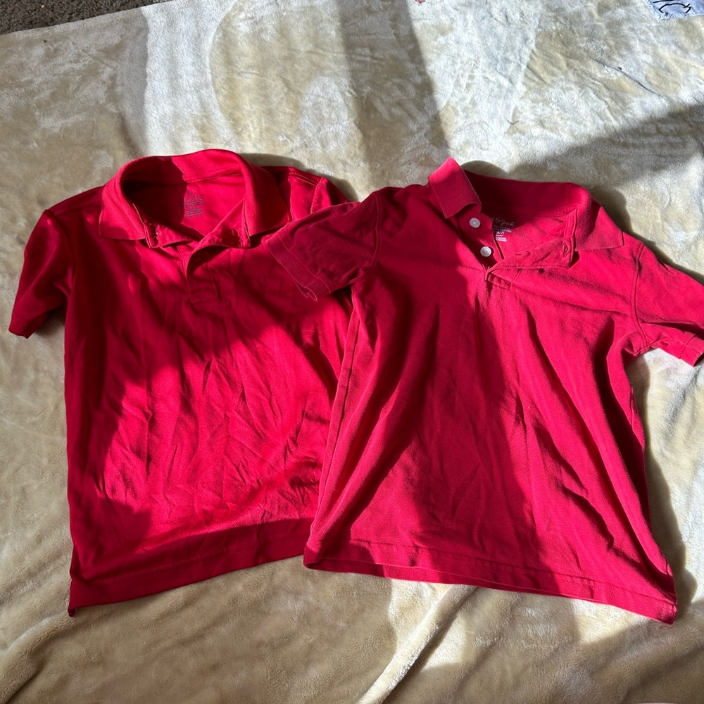 2 Boys Polo Shirts. Size 6.